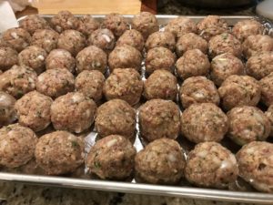 homemade meatballs