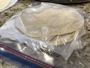 frozen pizza dough