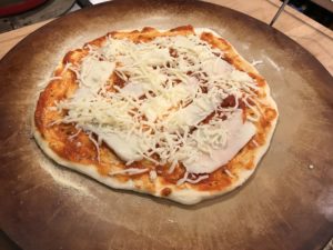 homemade pizza