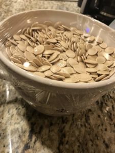 soaking pumpkin seeds