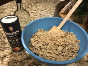 pumpkin seeds prep