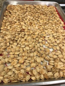 roasted pumpkin seeds
