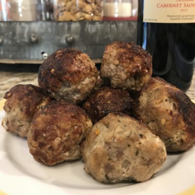 Homemade meatballs