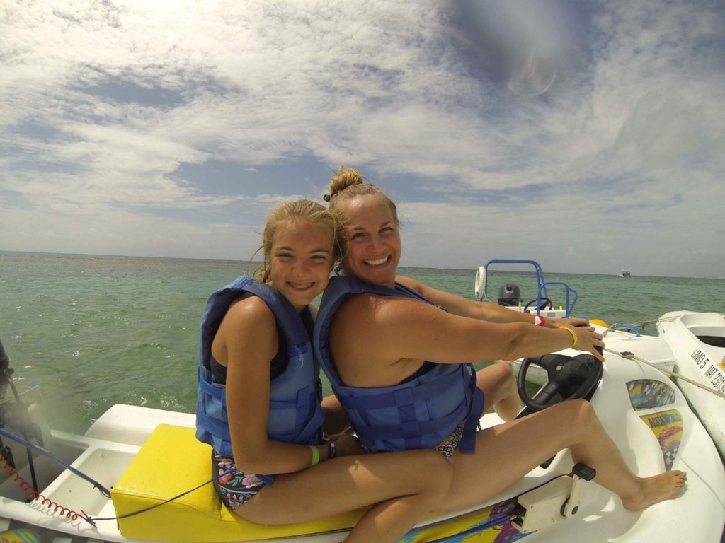 Jet skiing in Cancun