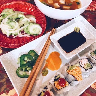 Homemade Sushi | California Rolls | Spicy
