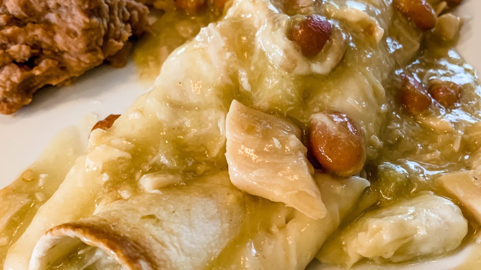 Quick and easy chicken cheese enchiladas