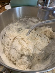 Mixing Pizza Dough