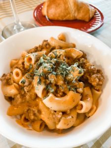 Creamy Beef Pasta dinner