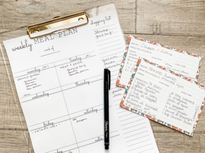 Meal Planning Template