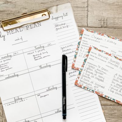 Meal Planning Template