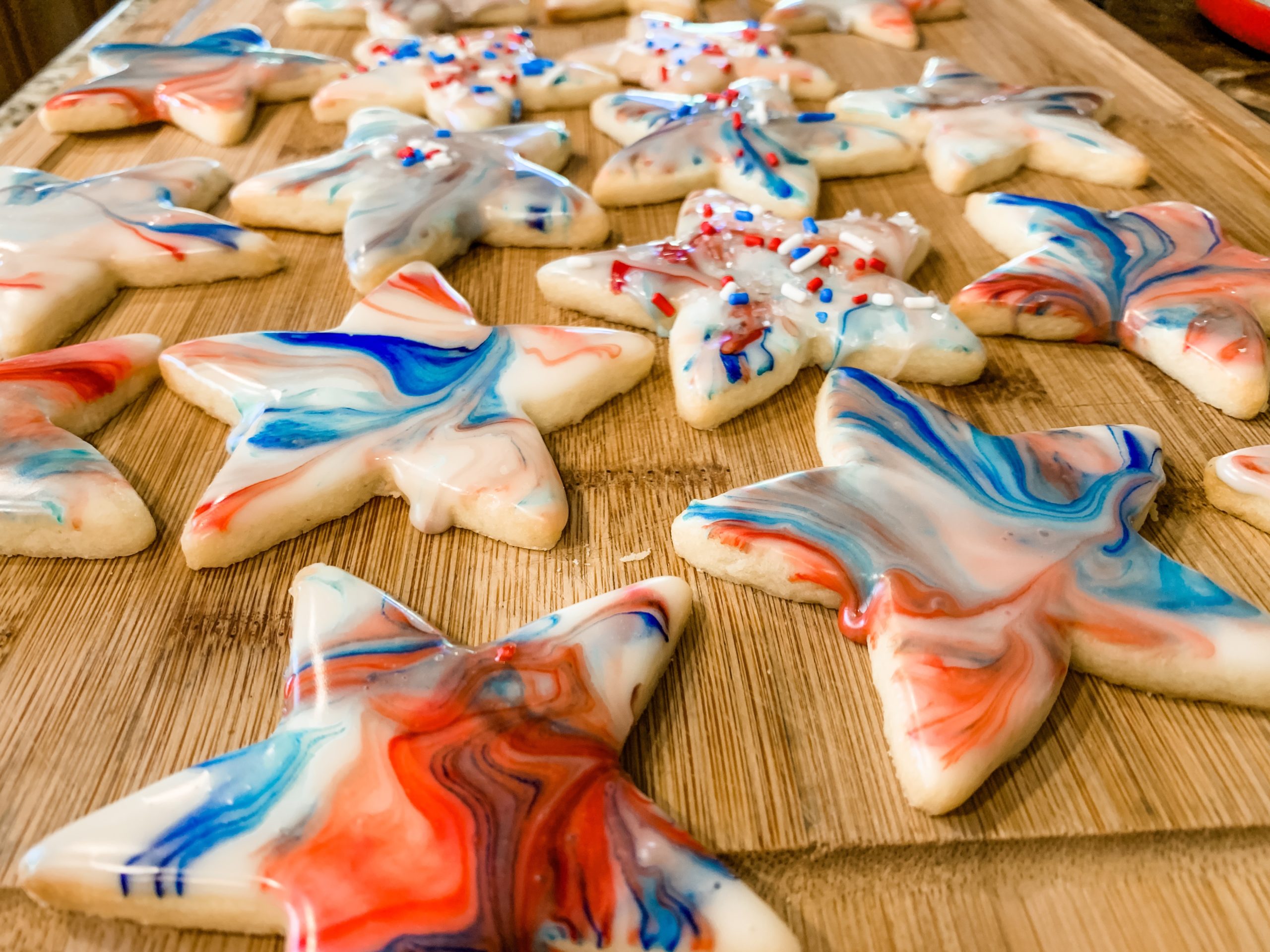 star-spangled cookies