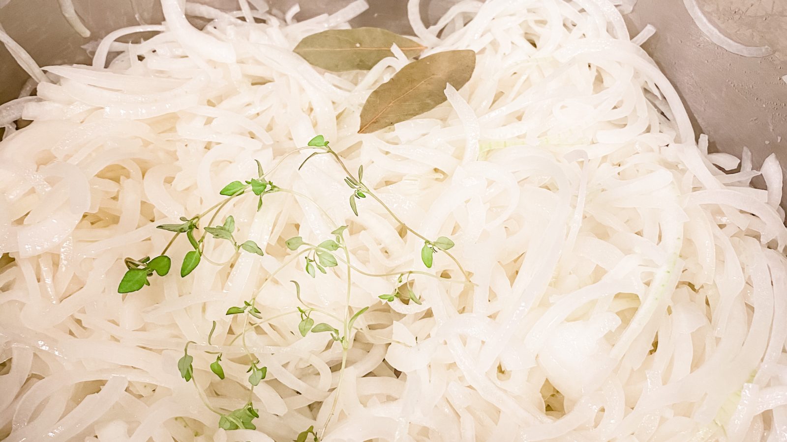 caramelizing onions
