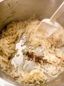 caramelizing onions