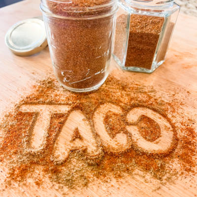 Homemade taco seasoning