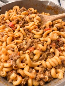 Creamy Beefy Southwest Pasta