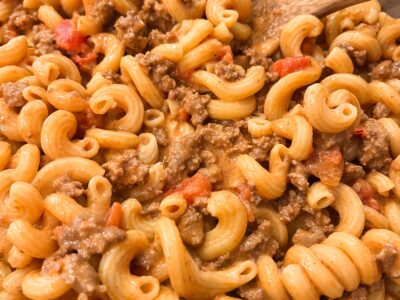 Creamy Beefy Southwest Pasta